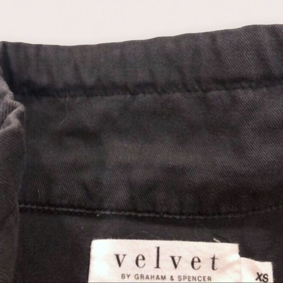 VELVET BY GRAHAM & SPENCER | Women’s Utility Jacket Dark Taupe Grey​ XS​​​​​​​ - Picture 4 of 5